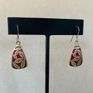 Enamel earrings